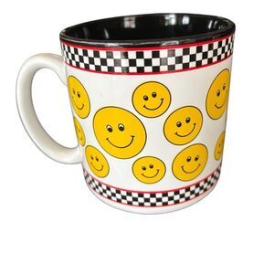 Susan Burger 1994 Flowers Inc. Balloons Smiley Face Mug